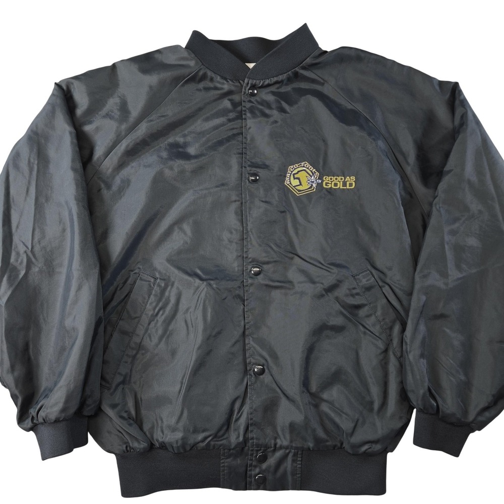 Matco Tools Jacket Mens L Black Bomber Lined Insulated Pockets Embroidered Logo